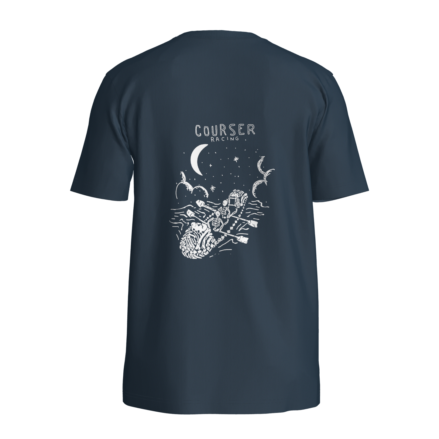 Courser Racing NL White Skull Tee