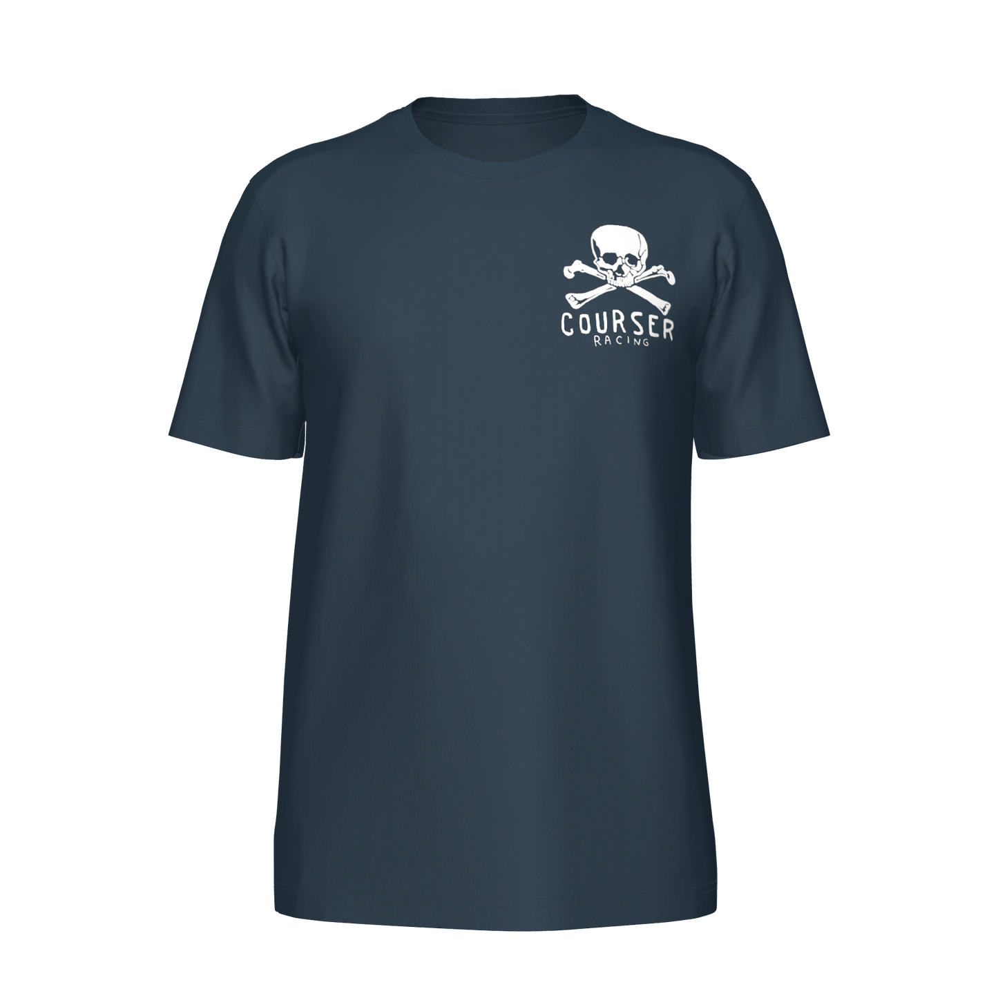Courser Racing NL White Skull Tee