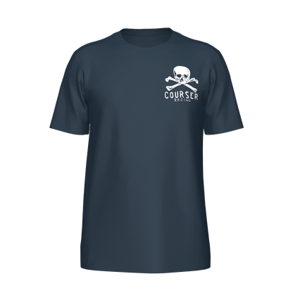 Courser Racing NL White Skull Tee
