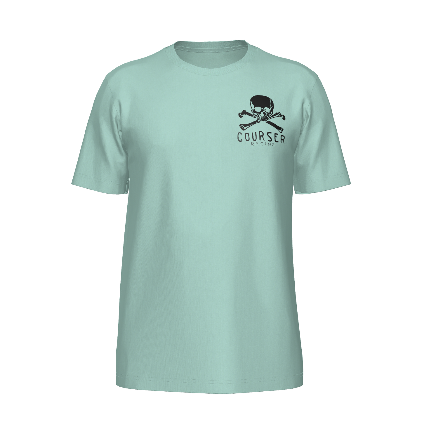 Courser Racing NL White Skull Tee