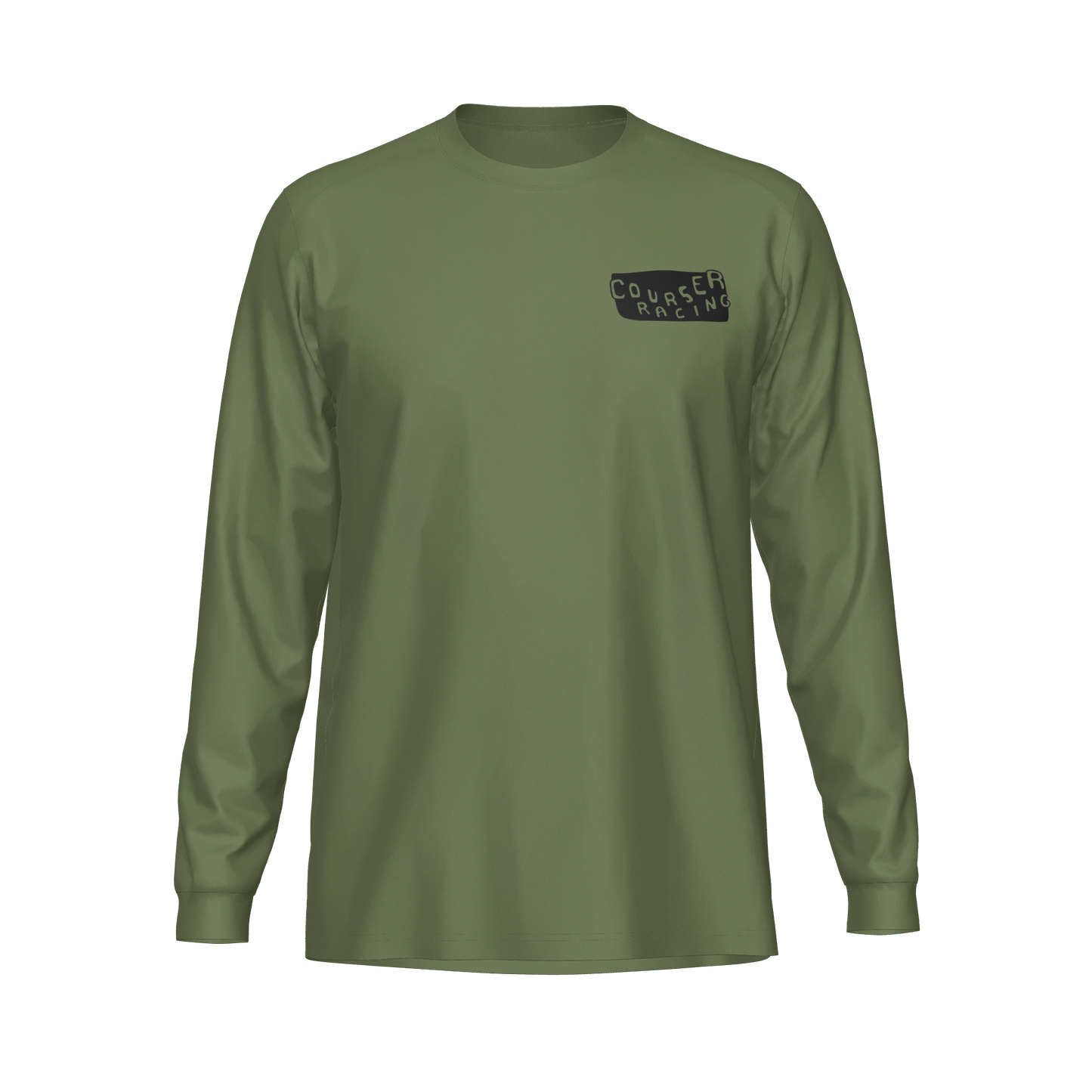 Courser Racing Black Skulls Performance Long Sleeve