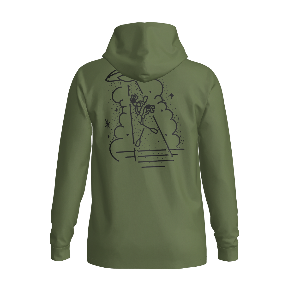 Courser Racing Alien Hooded Performance Long Sleeve