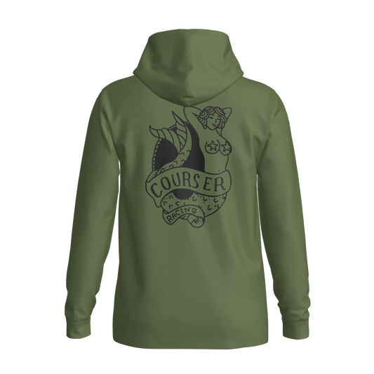 Courser Racing Mermaid Hooded Performance Long Sleeve