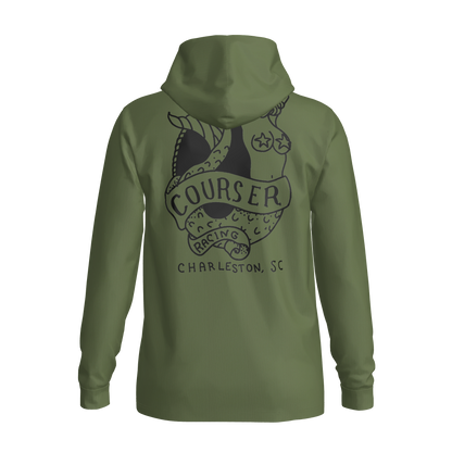 Courser Racing Mermaid Hooded Performance Long Sleeve