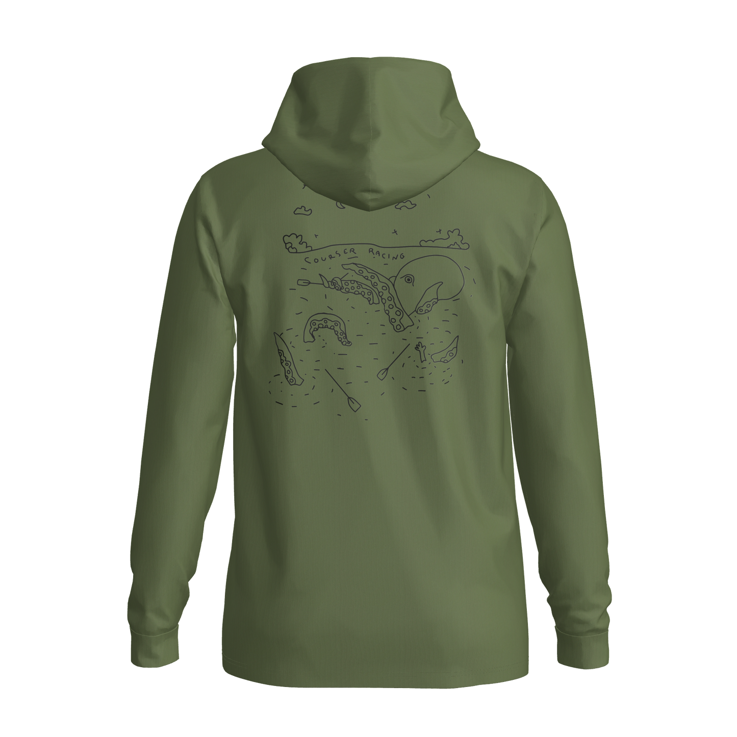 Courser Racing Octopus II Hooded Performance Long Sleeve