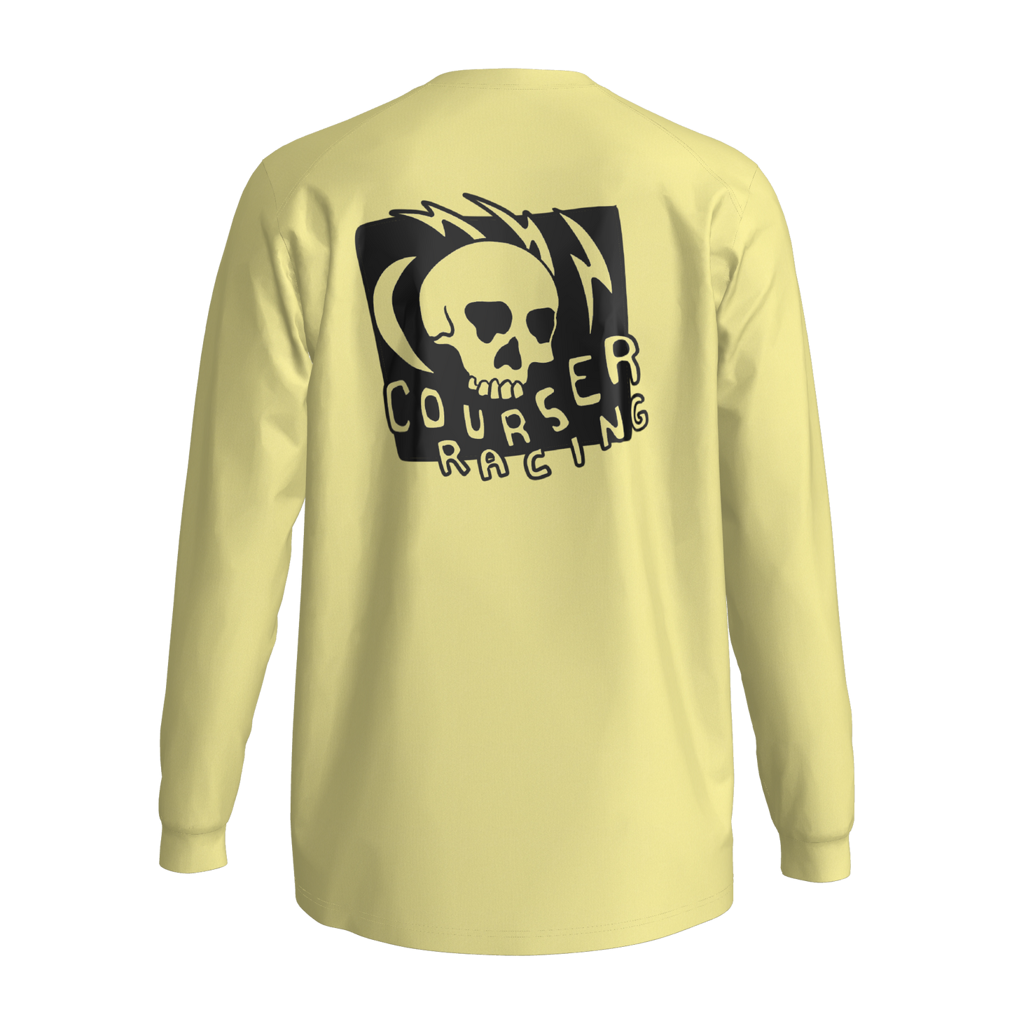 Courser Racing Black Skulls Performance Long Sleeve