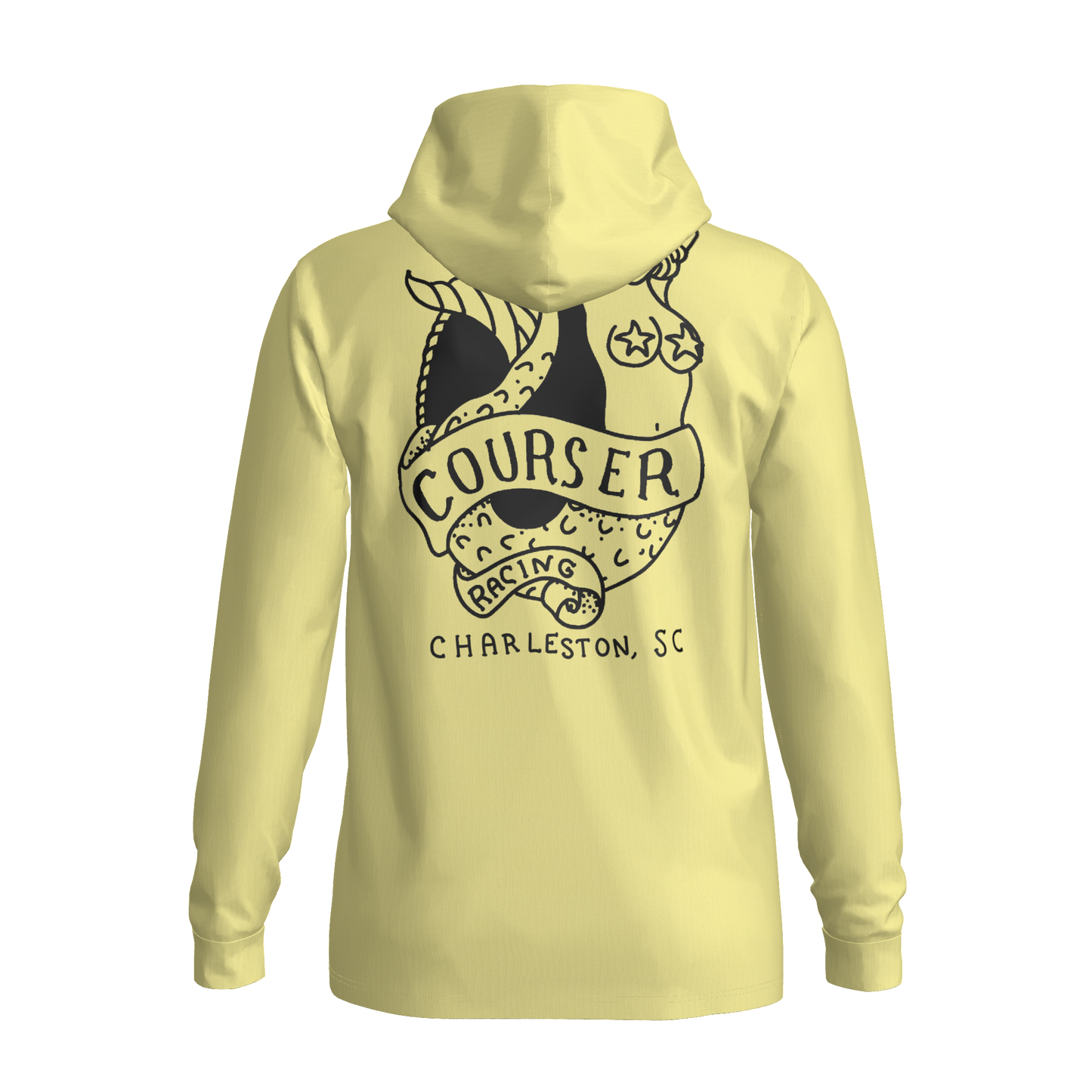 Courser Racing Mermaid Hooded Performance Long Sleeve