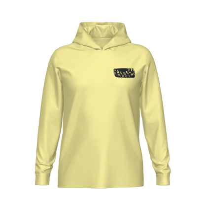 Courser Racing Black Skulls Hooded Performance Long Sleeve
