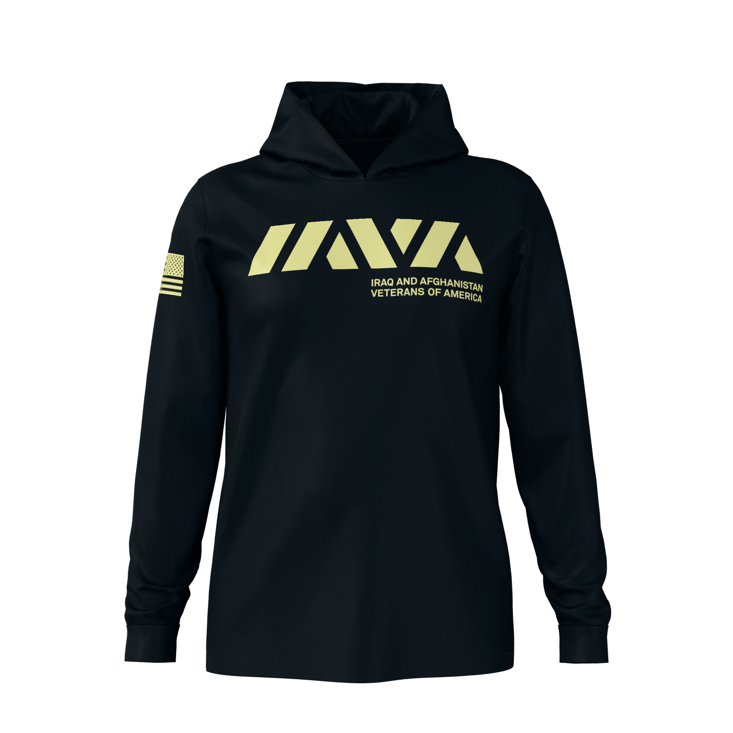 IAVA 9/11 Fishing Rash Guard Hooded Shirt