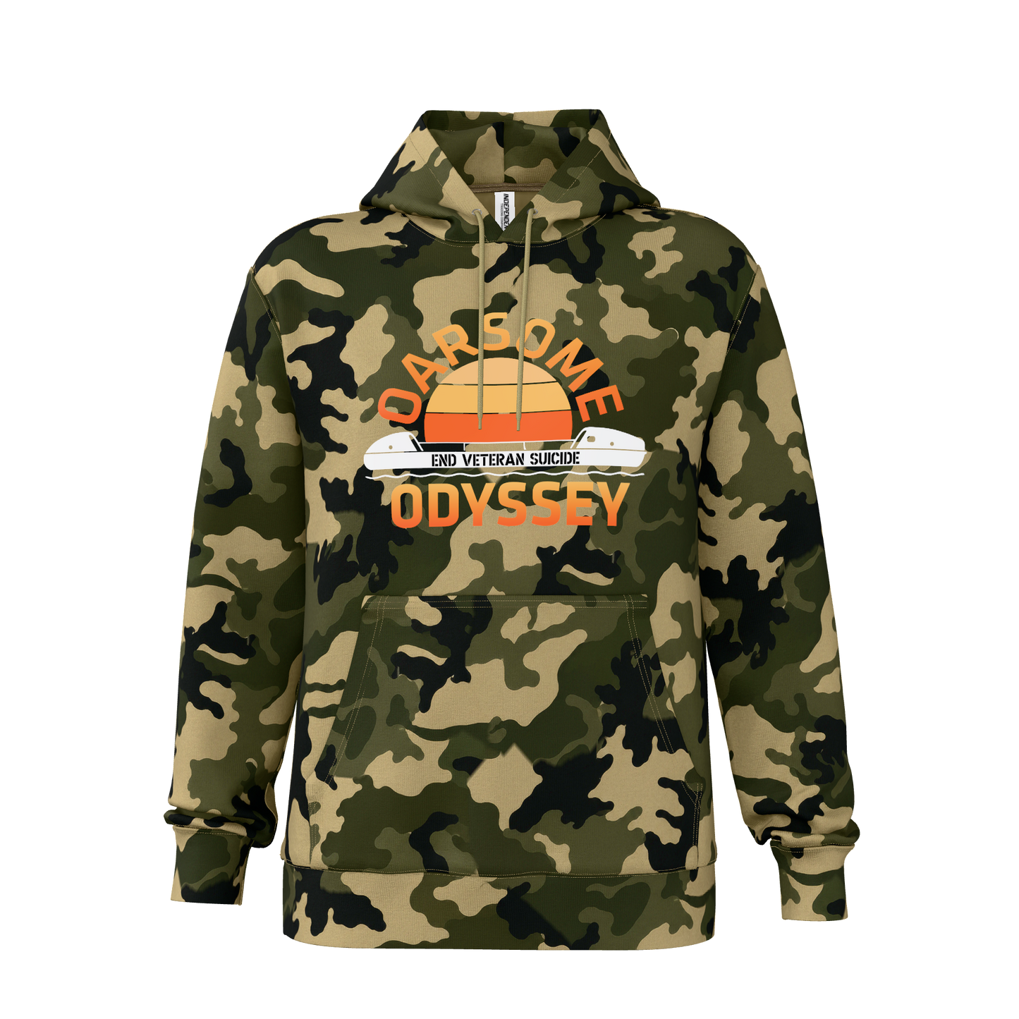 Oarsome Camo Hoodie