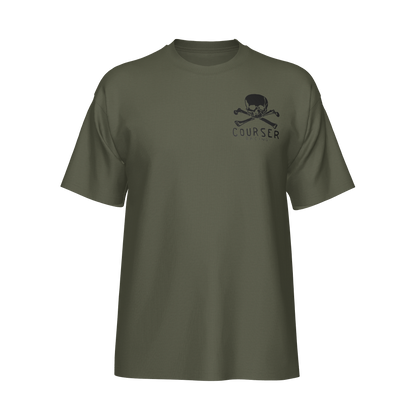 Courser Racing CC White Skull Tee
