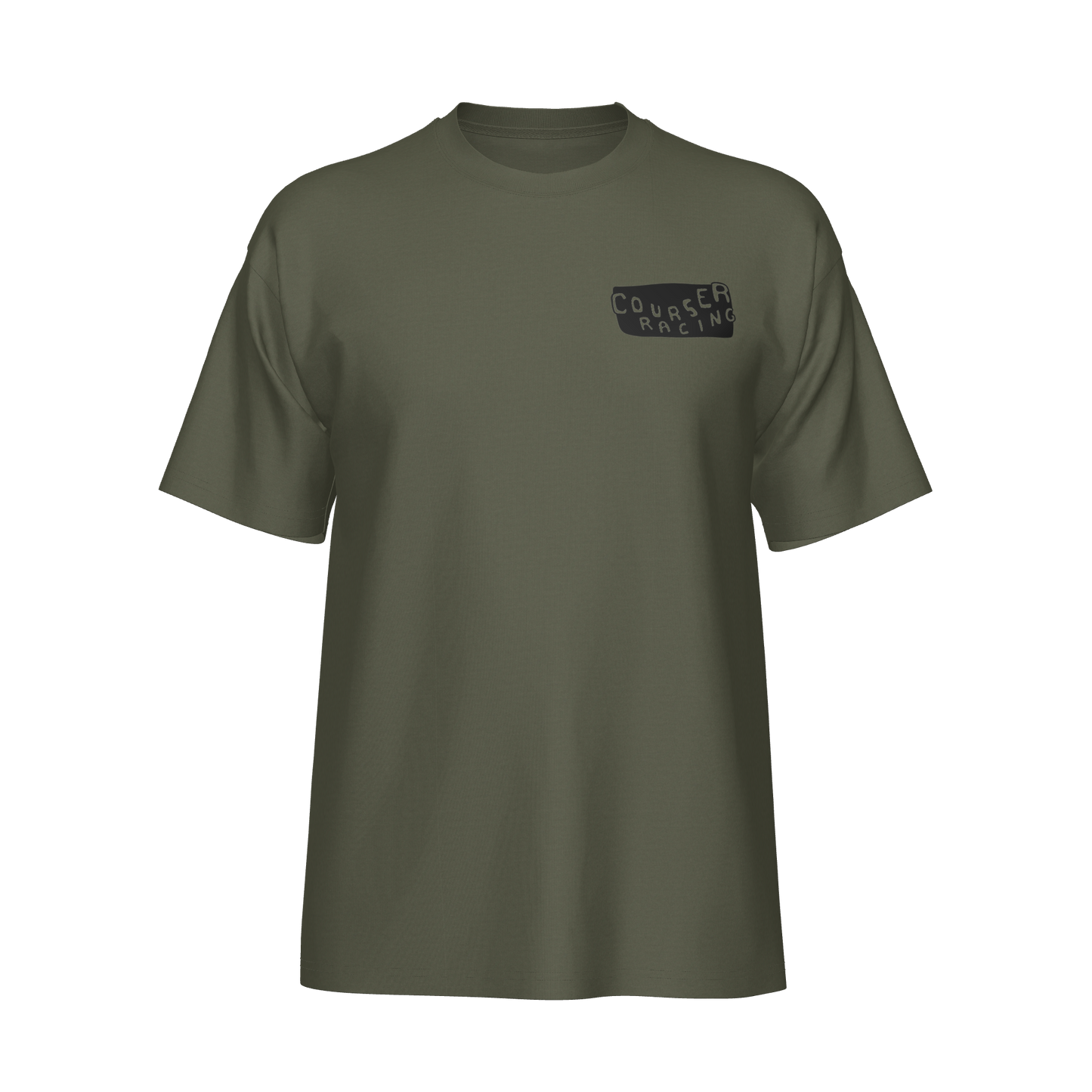 Courser Racing CC Black Skulls Tee