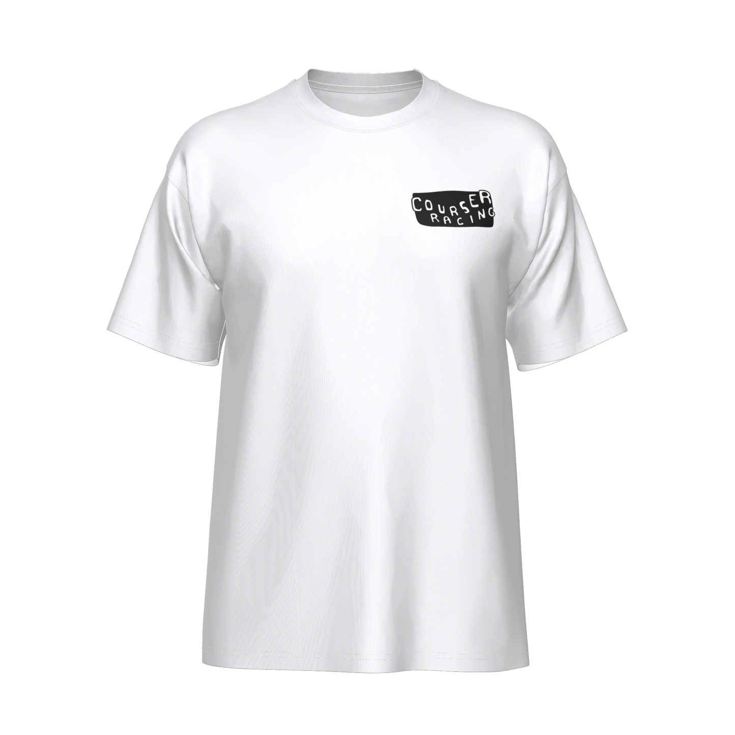 Courser Racing CC Black Skulls Tee