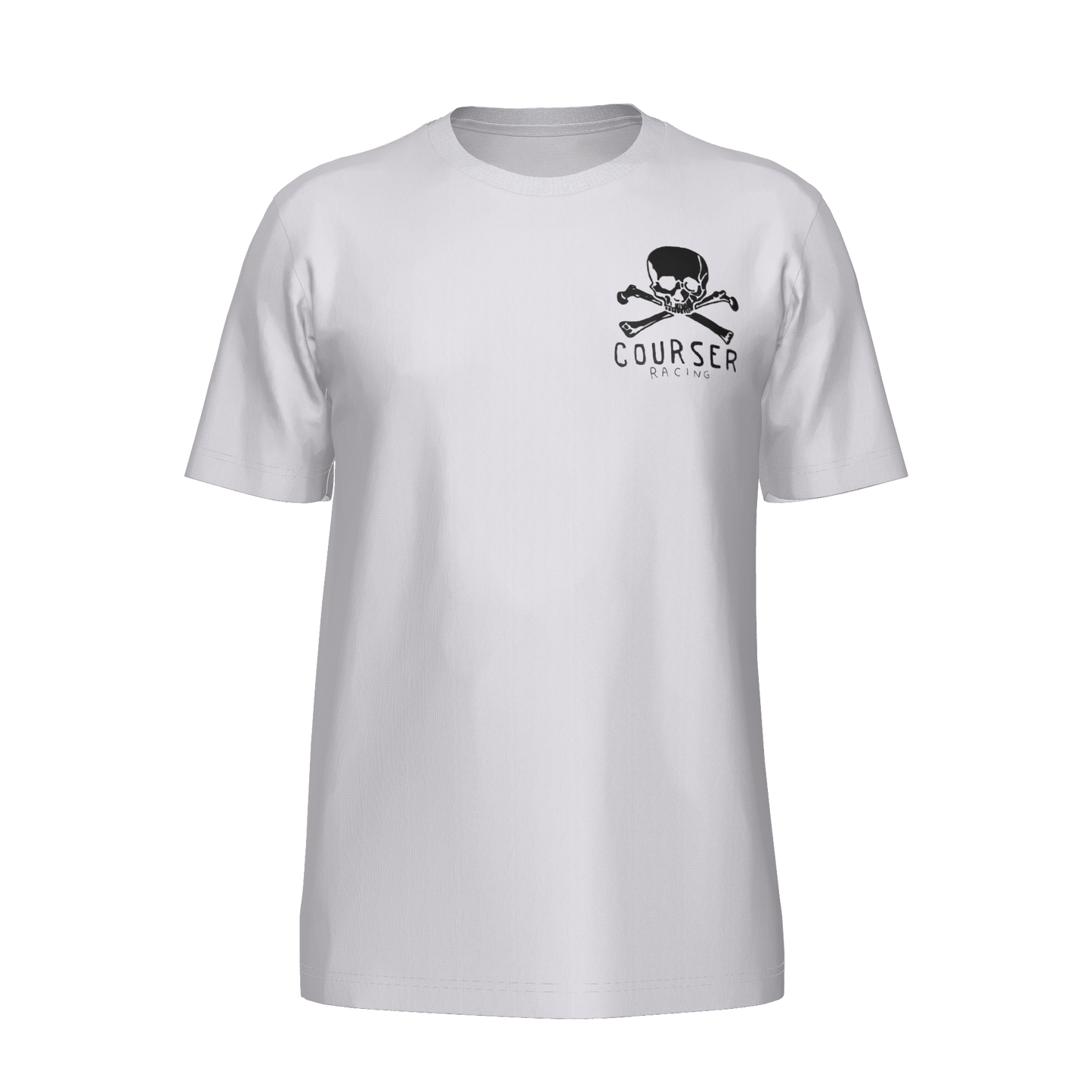 Courser Racing NL White Skull Tee