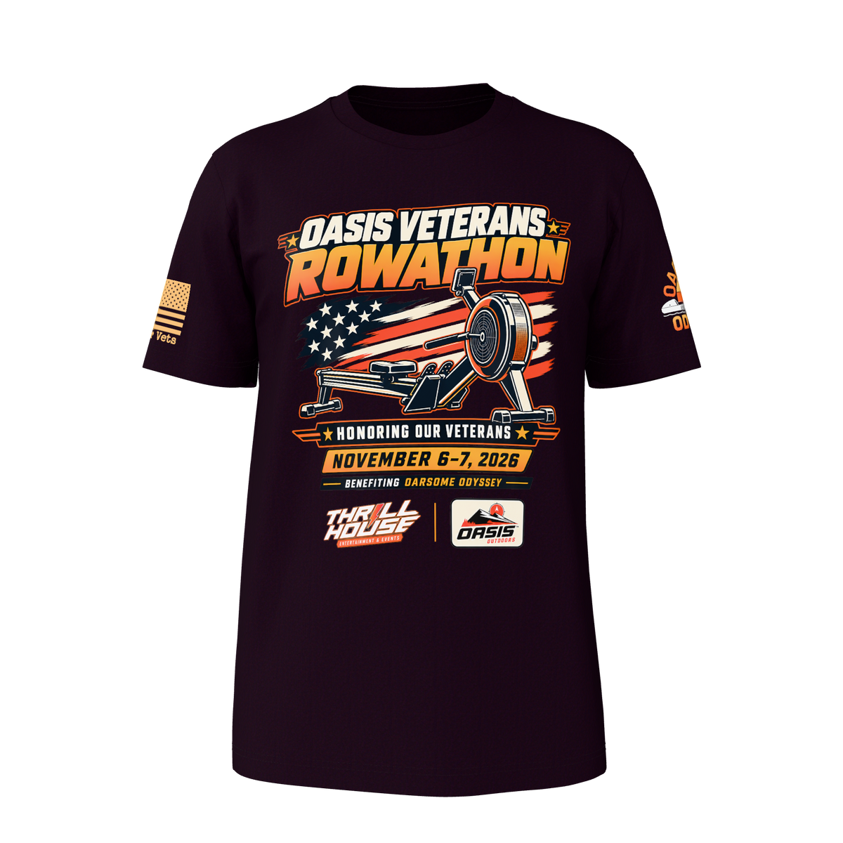 Oasis Veterans Rowathon Tee