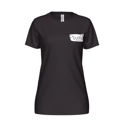 Courser Racing Women's NL Black Skull Tee