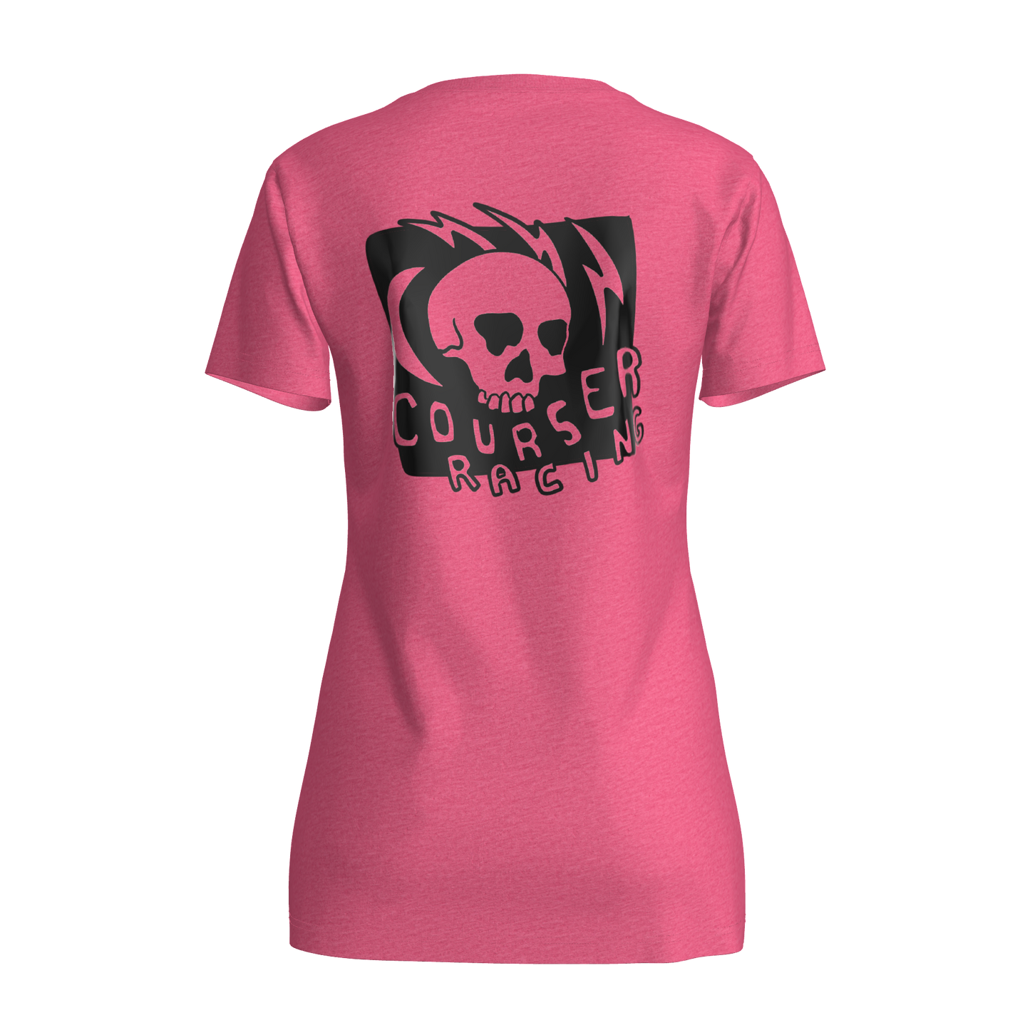Courser Racing Women's NL Black Skull Tee