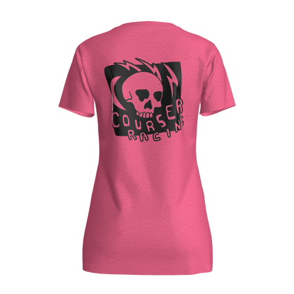 Courser Racing Women's NL Black Skull Tee
