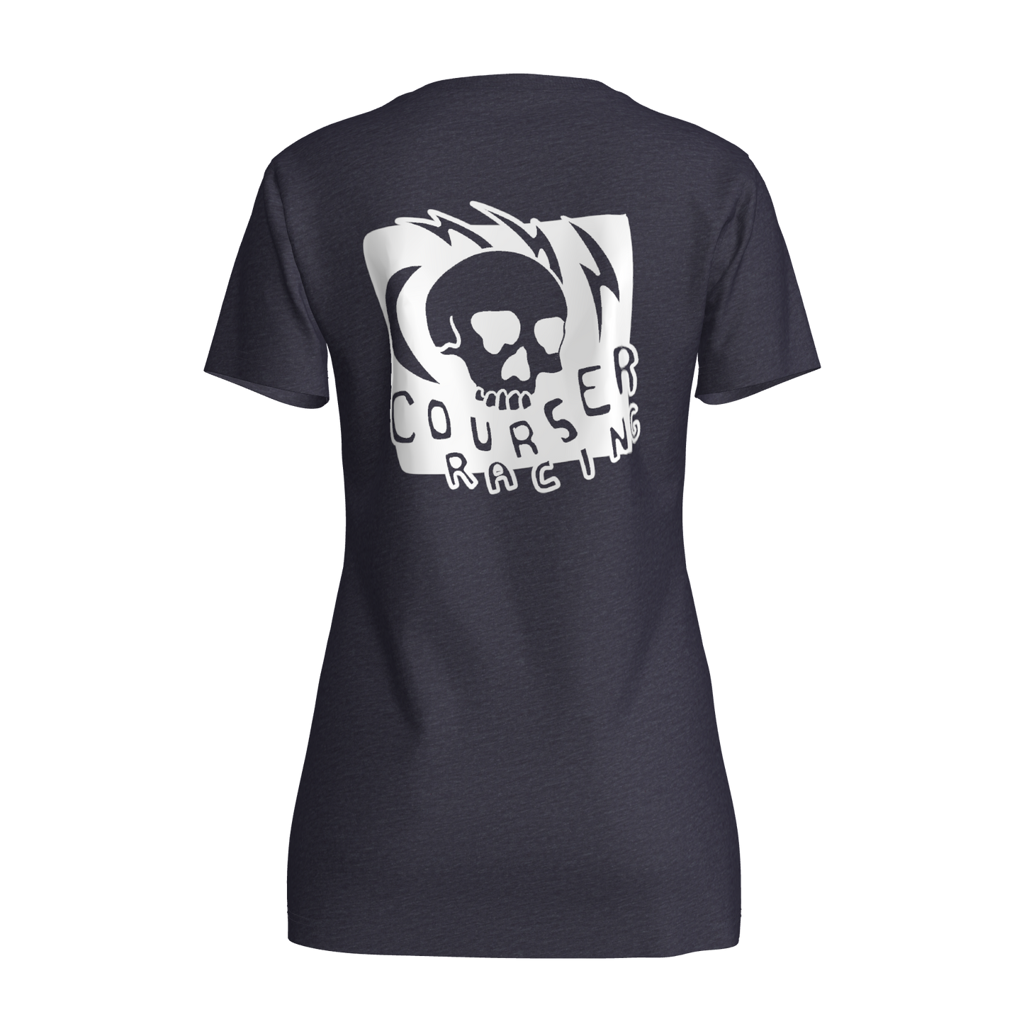 Courser Racing Women's NL Black Skull Tee