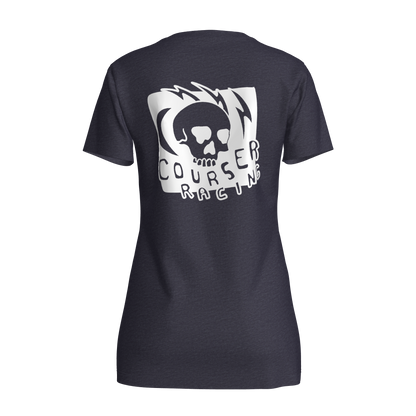 Courser Racing Women's NL Black Skull Tee