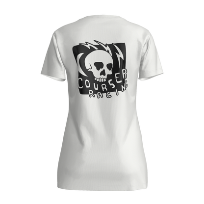 Courser Racing Women's NL Black Skull Tee