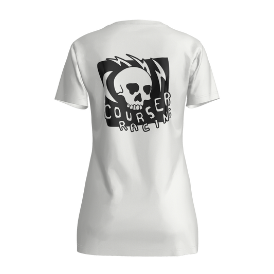 Courser Racing Women's NL Black Skull Tee