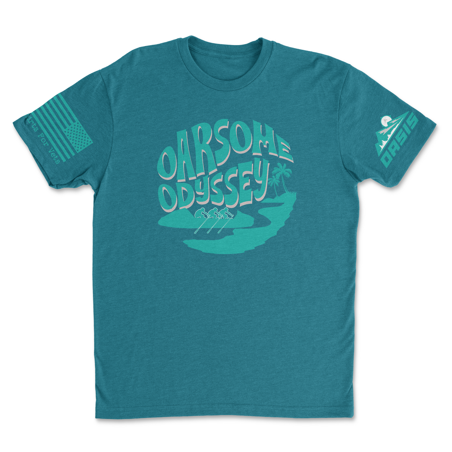 Oarsome Odyssey Tropical tee
