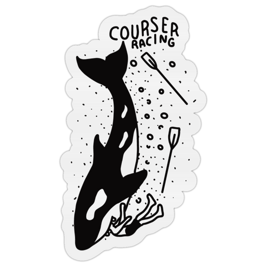 Courser Racing Whale Sticker