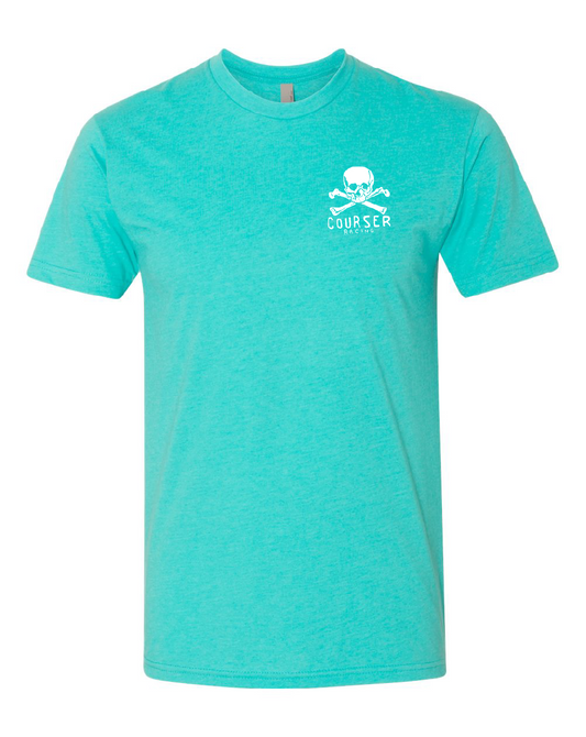 Courser Racing NL White Skull Tee
