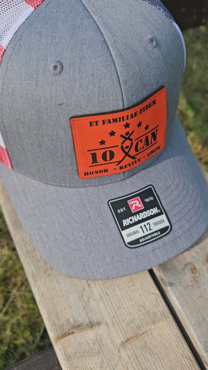 10 CAN, inc. Hat American Flag